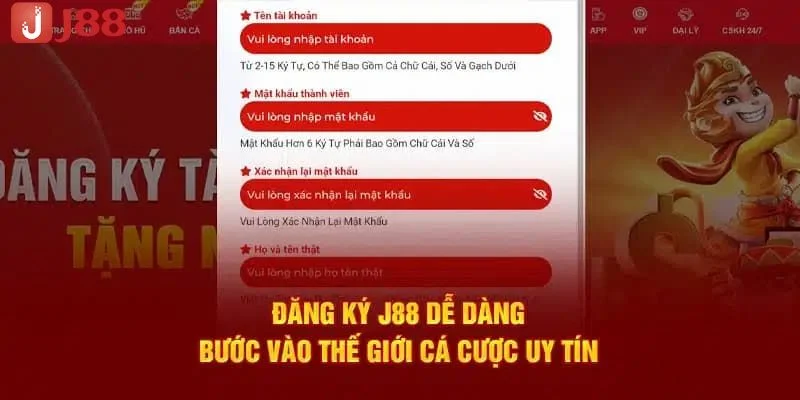 Nắm rõ các điều kiện đăng ký J88 để quy trình thực hiện dễ dàng hơn. 