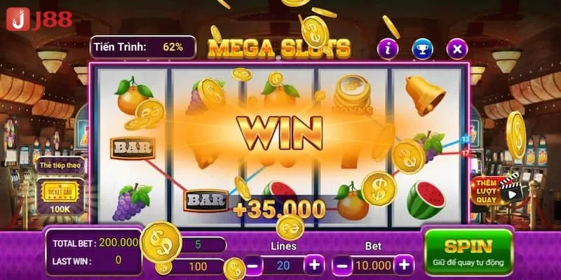 Cược Slot tại J88 muốn thắng đậm không dễ dàng.