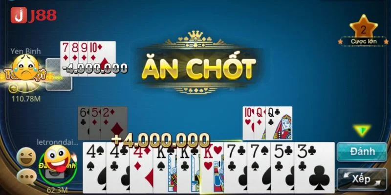 Cách tính điểm trong game bài phỏm rất dễ hiểu.